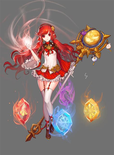 Mage And Elementalist Dungeon And Fighter Drawn By Jb Luna9953