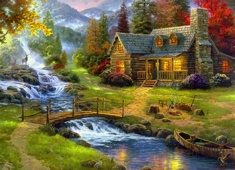 Thomas Kinkade 1958 2012 The Painter Of Light 네이버 블로그