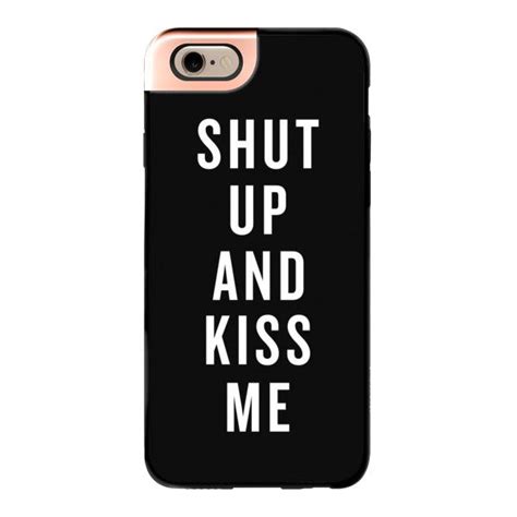 Iphone 6 Plus 6 5 5s 5c Metaluxe Case Shut Up And Kiss Me Iphone 6 Cases Clear Clear Iphone