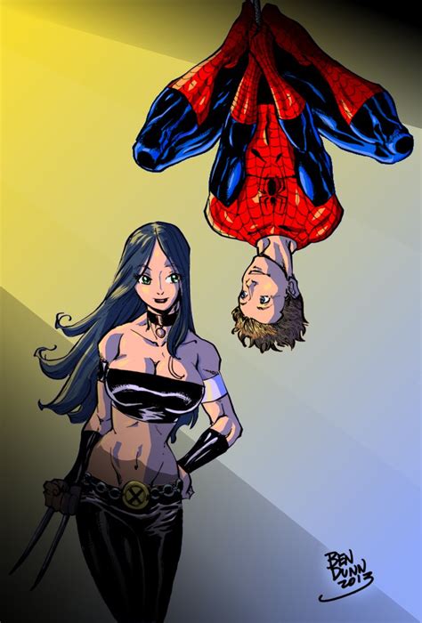 Spider Man And X 23 By Abrahans On Deviantart