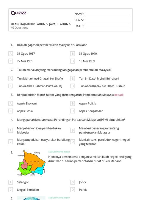 Lembar Kerja Asal Usul Agama Hindu Untuk Kelas Di Quizizz