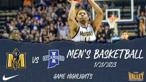 Murray State Vs Indiana State Mens Basketball Highlights 1 21 2023