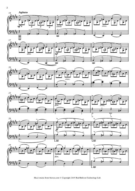 Rachmaninoff Prelude In C Sharp Minor Op 3 No 2 Sheet Music For