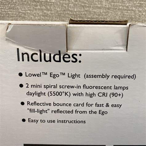Lowel Ego Digital Imaging Fluorescent Light Box Table Top Diffuser