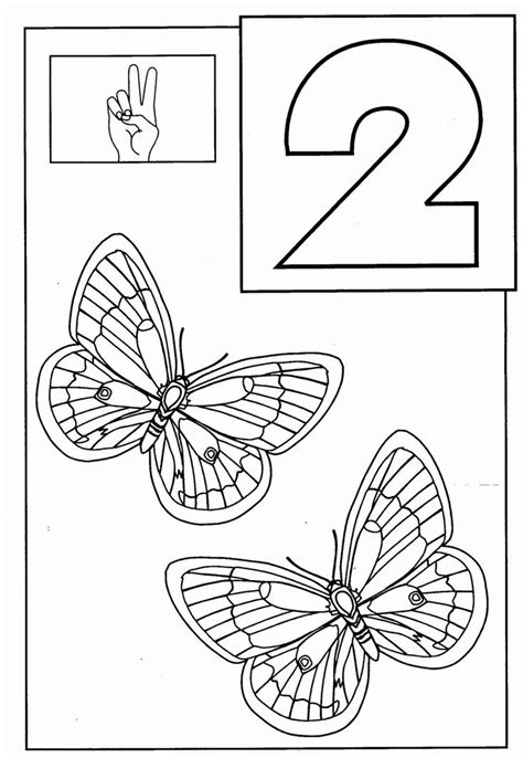 number  coloring page beautiful number  coloring pages  toddlers   coloring pages