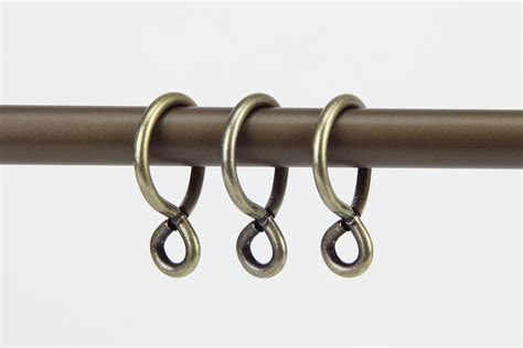 More images for how to install eyelet curtain rods » Rod Desyne 10 Curtain Eyelet Rings 1 inch ID - Antique Brass
