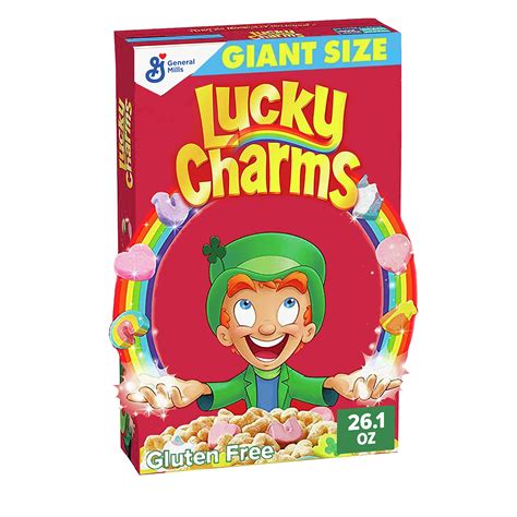 Lucky Charms Gluten Free Cereal With Marshmallows 261 Oz Giant Size