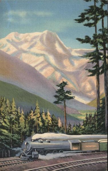 Mount Rainier Americas Noblest Peak Washington Postcard