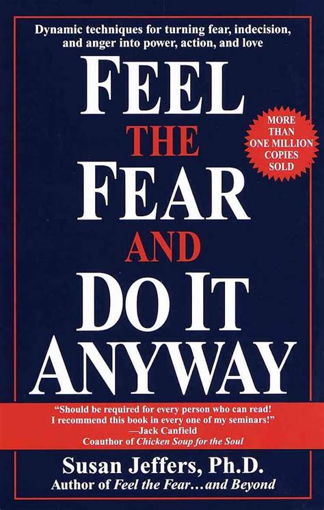 Feel The Fear And Do It Anyway Book Cover 1987 Americas Marketing