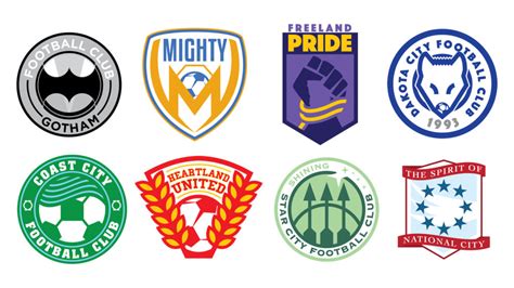 How To Design Logos For An Entire Fictional Football League