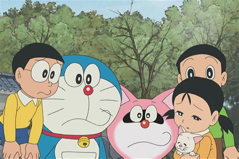 Pokonyan And Doraemon Here Pure Cat In Pompoko Nyan Doraemon Wiki