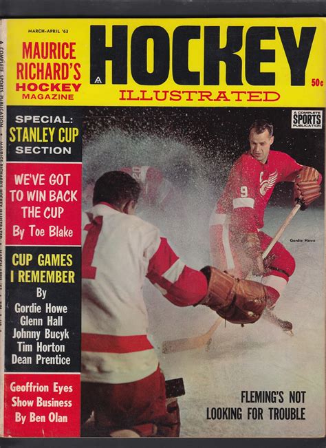 Cs75811206 1963 Hockey Illustrated Full Magazine Capital Sports Cards