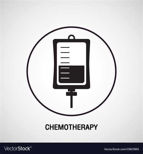 Chemotherapy Medical Logo Icon Design Royalty Free Vector