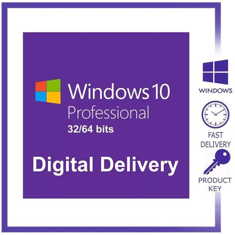 Microsoft Windows 10 Pro Professional 3264 Bit License