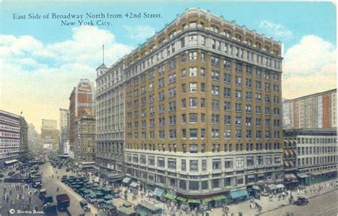 Old Postcards Of New York City Featuring Broadway And Fifth Avenue