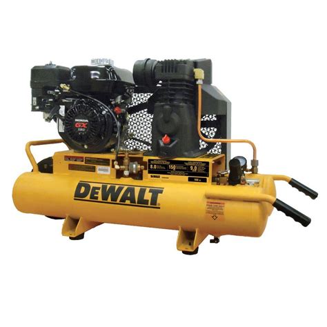 Dewalt 8 Gal Portable Gas Air Compressor Dxcmh1608wb The Home Depot