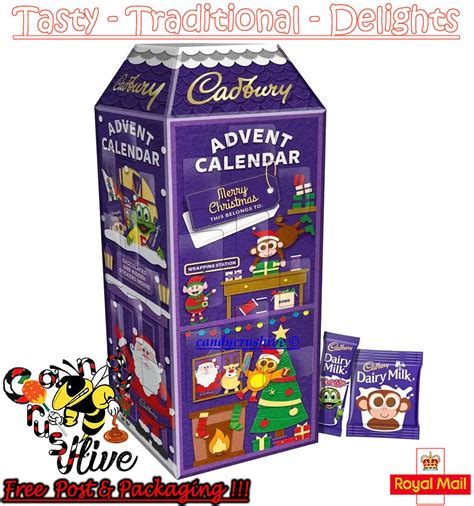 Cadbury 3d Chocolate Advent Calendar Christmas Xmas Santa Countdown