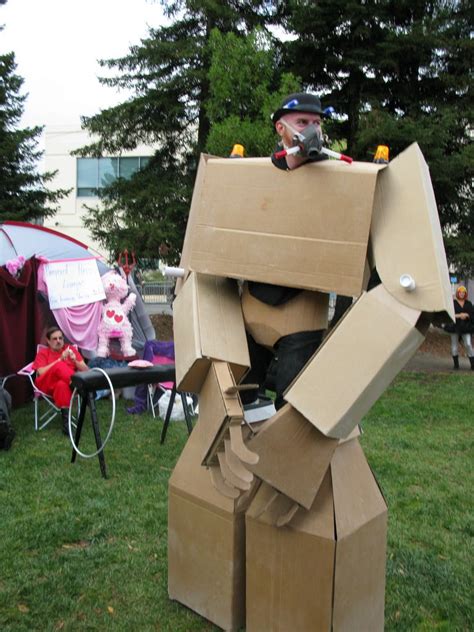 Giant Cardboard Robot Costume My Disguises We Love Costumes