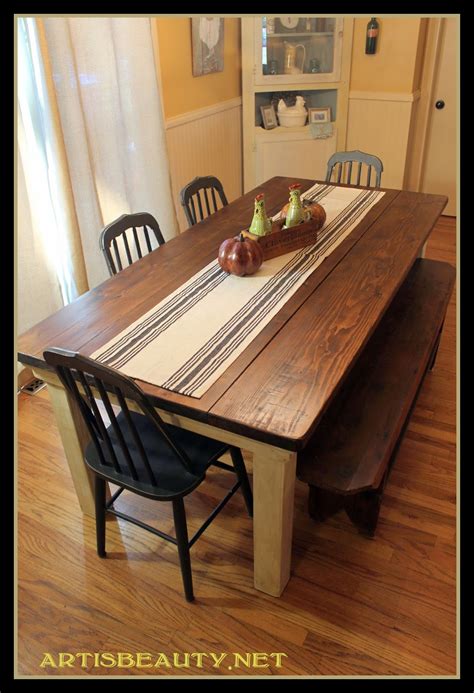 It's perfect for hallways, dining we built this small table for extra bathroom storage, but it can be made to go almost anywhere. Remodelaholic | Build a Farmhouse Table For Under $100