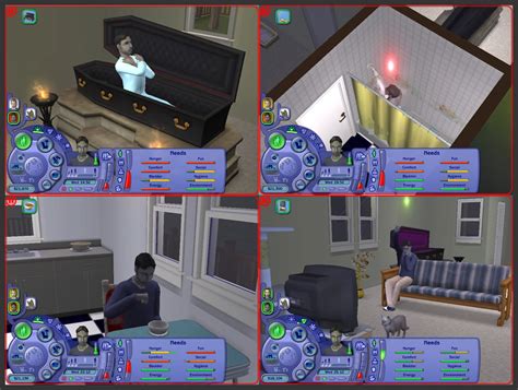 Mod The Sims Vampires Real Bite Vampires Motives Nighttime Decay