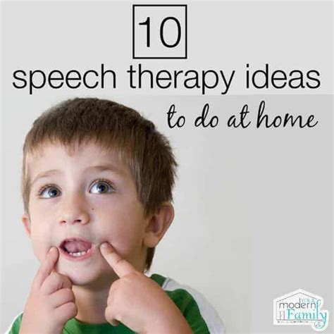 10 Speech Therapy Ideas To Do At Home Support Your Therapy With At Home