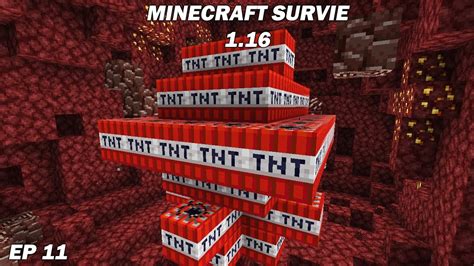 Énormes explosions de TNT pour trouver de la Nétherite sur Minecraft