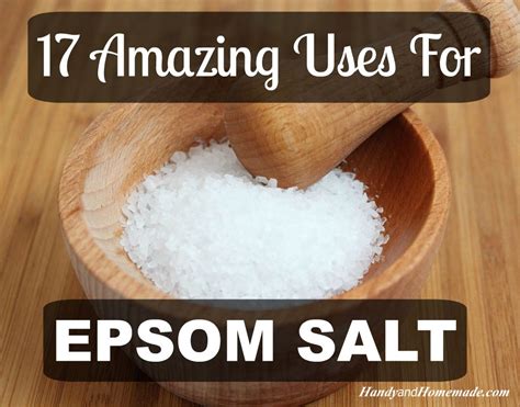 17 Amazing Uses For Epsom Salt 1089×853 Health Remedies Health Remedies