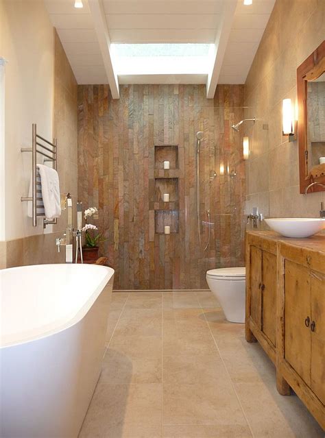 50 Enchanting Ideas For The Relaxed Rustic Bathroom
