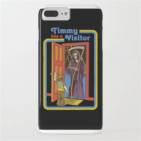 Buy Timmy Has A Visitor Iphone Case By Stevenrhodes Worldwide Shipping