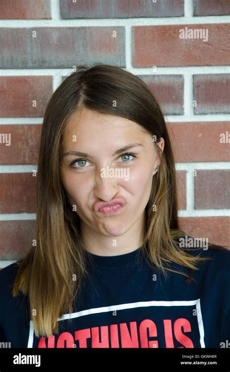 Funny Face Making Faces Hi Res Stock Photography And Images Alamy