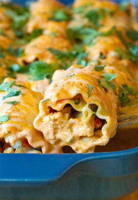 Southwest Chicken Lasagna Roll Ups Recipe A Spicy Perspective