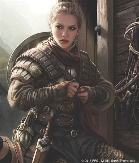 Éowyn Shieldmaiden Of Rohan Warrior Woman Character Portraits