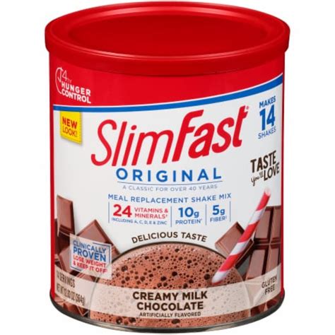 Slimfast Original Creamy Chocolate Shake Mix 1283 Oz Fred Meyer