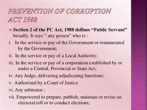 prevention of corruption act 1988 and lokpal act 2013