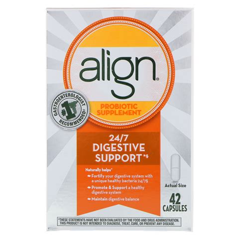 Align Probiotics 247 Digestive Support Probiotic Supplement 42