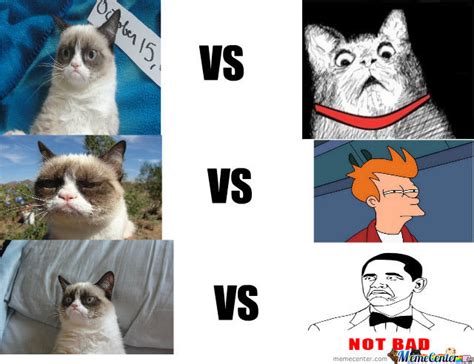 Tard The Grumpy Cat Vs Memecenter By Recyclebin Meme Center
