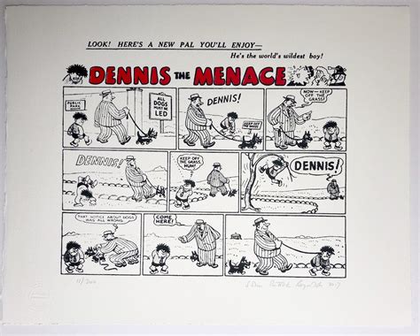 Dennis The Menace First Ever Strip 1938 Comic Art Website