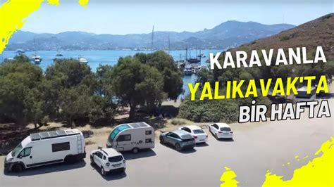 Karavanımızla Bodrum un En Güzel Koyu nda Kamp Yaptık I vlog YouTube