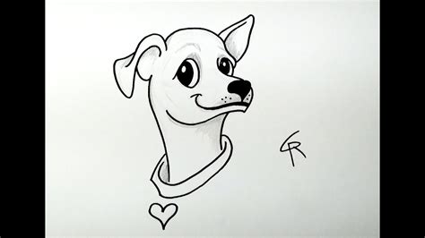 What are some easy pretty things to draw? Learn How To Draw A Cute Cartoon Chihuahua -- iCanHazDraw ...