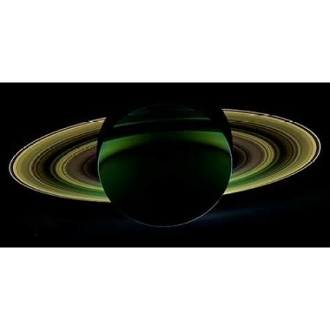 The Dark Side Of Saturn Viewed From Cassini December 18 2012 Poster