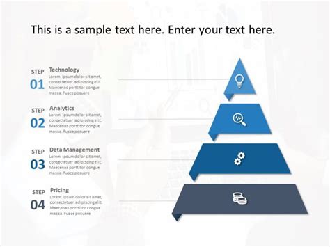 Segmented Triangle Strategy Powerpoint Template Business Strategy