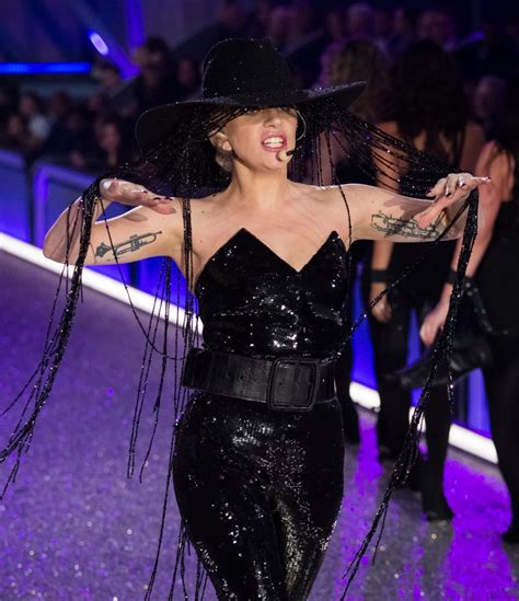 Lady Gaga At The Victoria S Secret Fashion Show 2016 Popsugar Celebrity