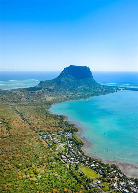 Aerial View Of Mauritius Island Stock Image Image Of Destination