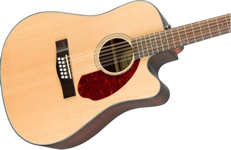 Fender Cd 140sce 12 Dreadnought Acoustic Electric Guitar 12 String Natural 885978797134 Ebay