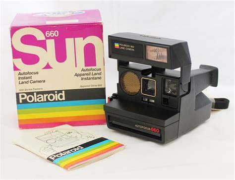 Polaroid Sun 660 Af Autofocus Instant Land Camera In Box From Japan
