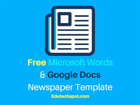 Read the latest about google docs, our suite of productivity apps that let you create documents, collaborate in real time, and store them in google drive. 25 Free Google Docs Newspaper And Newsletter Template For ...