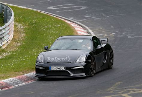 Spy Shots Porsche Cayman Gt Caught Testing At Nurburgring