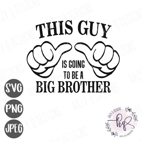 Promoted To Big Brother Svg Funny Shirt Design Big Bro Gift Etsy