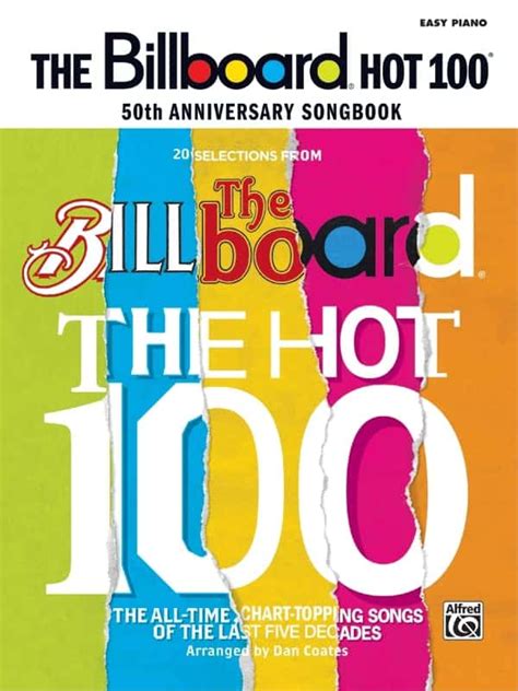 The Billboard Hot 100 50th Anniversary Songbook Easy Piano Billboard Magazine