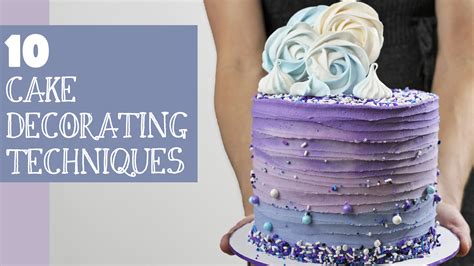 10 Cake Decorating Techniques Course British Girl Bakes
